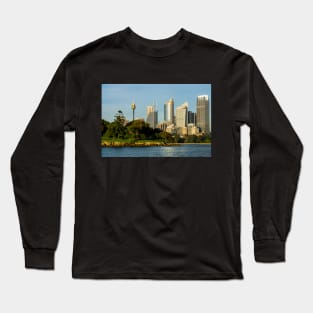 City Skyline of Sydney, NSW, Australia Long Sleeve T-Shirt